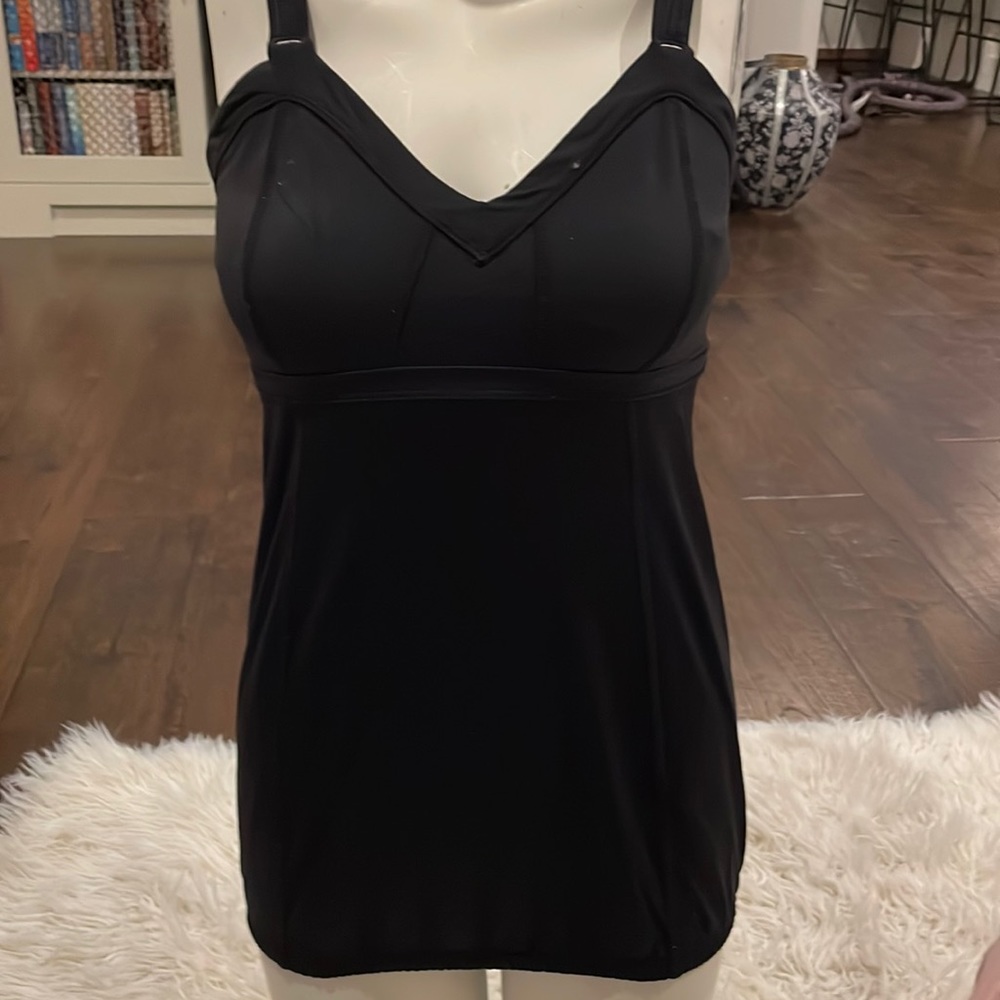 Black dance tank